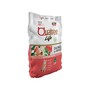 QUATREE LIFE GATOS CASTRADOS SALMAO E ARROZ 3KG