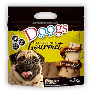 COSTELINHA DEFU GOURMET DOOGS PEQUENO SABOR CARNE 1KG