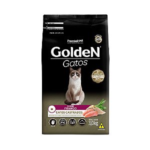 GOLDEN GATOS CASTRADOS FRANGO 3KG