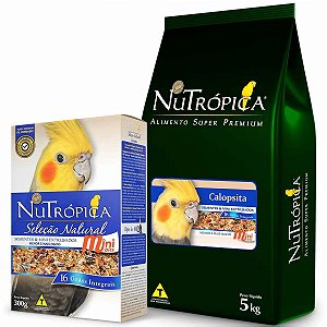 NUTROPICA SELECAO NATURAL CALOPSITA MINI BITS 300G