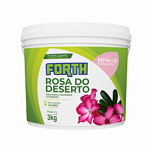Adubo Fertilizante Forth Rosa Do Deserto 3kg Floração