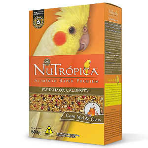 NUTROPICA FARINHADA CALOPSITA MEL E OVOS 600 G