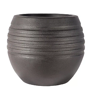 TERRANO VASO CANELA PRETO 34CM