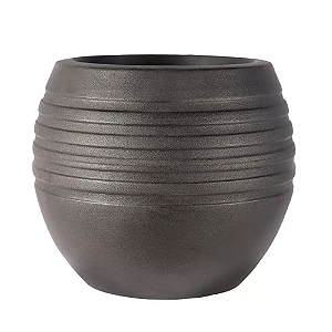 TERRANO VASO CANELA PRETO 24CM