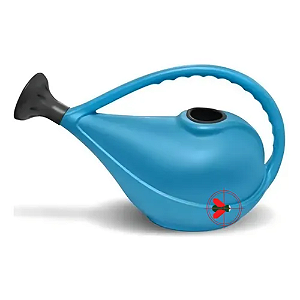 Regador De Plástico Para Jardinagem 3 Litros Azul Nutriplan