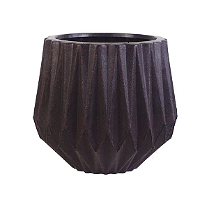 Vaso Prisma Origami Flores Plantas Decoração NUTRIPLAN