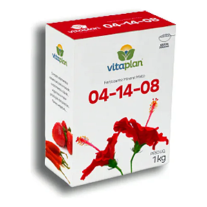 Fertilizante Mineral Misto 04-14-08 Vitaplan Caixa 1kg