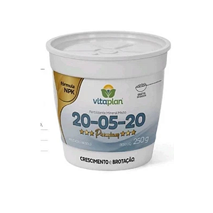 Fertilizante Premium Vitaplan 20-05-20 500g Crescimento