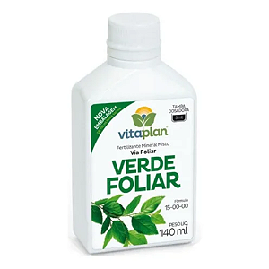 Adubo Fertilizante Líquido Verde Foliar 140ml NUTRIPLAN