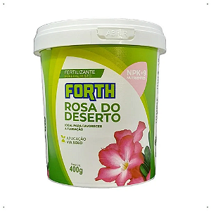 FORTH ADUBO FERTILIZANTE NATURAL ROSA DESERTO 400G