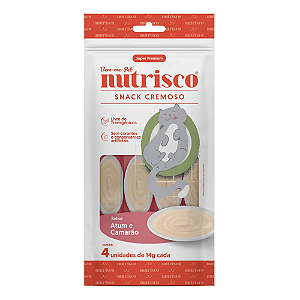 NUTRISCO SNACK CREMOSO ATUM E CAMARAO GATOS 56G