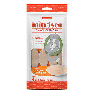 NUTRISCO SNACK CREMOSO FRANGO E CARANGUEJO GATOS 56G
