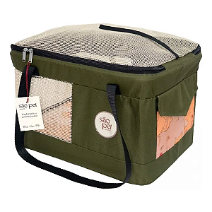 SÃO PET BOLSA TRANSPORTE AÉREO GOL CABINE CÃES GATOS VERDE