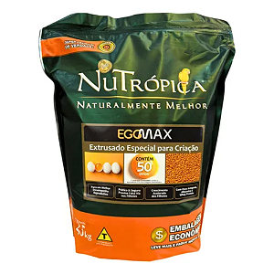 NUTRÓPICA EGGMAX EXTRUSADA ESPECIAL CRIAÇÃO 2,5 KG