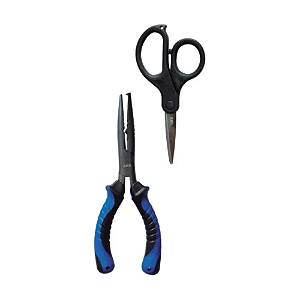 LUMIS ALICATE DE BICO 7" E TESOURA DE LINHA MULTIFILAME 5,5"