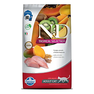 ND TROPICAL GATOS ADULTOS SABOR FRANGO 1,5KG