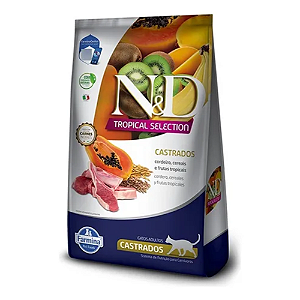 ND TROPICAL GATOS ADULTOS CASTRADOS CORDEIRO 7KG