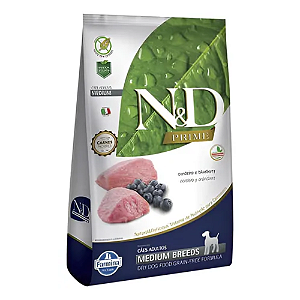ND PRIME CÃES ADULTOS PORTE MÉDIO CORDEIRO 2,5KG