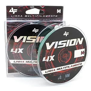 ALBATROZ LINHA PESCA VISION X4 MULTI VERDE 150M 0,23MM 1UN