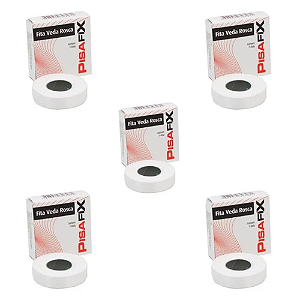 KIT 5UN FITA VEDA ROSCA PISAFIX 18 X 50 M CADA
