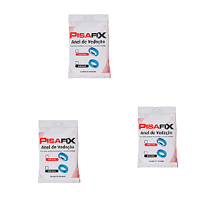 KIT 3UN ANEL DE VEDACAO COM GUIA PISAFIX