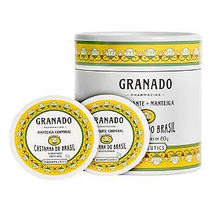 GRANADO MANTEIGA E ESFOLIANTE CASTANHA DO BRASIL 2UN 60G