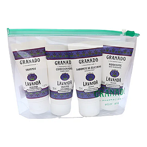 GRANADO KIT MINIATURAS LAVANDA SH COND SAB LIQ HIDR 4UN 50ML