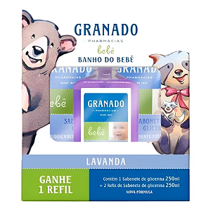 GRANADO KIT BANHO BEBÊ LAVANDA SAB E SAB LIQ 750ML