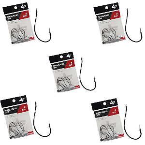 ALBATROZ KIT 5 CARTELAS ANZOL MARUSEIGO WR N18 BLN 23UN
