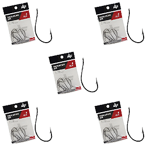 ALBATROZ KIT 5 CARTELAS ANZOL MARUSEIGO-WR N14 BLN 28UN CADA