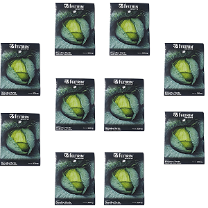 FELTRIN KIT 10 CARTELAS SEMENTES REPOLHO VERDE 500MG CADA