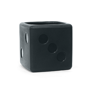 NUTRIPLAN VASO FUNNY DADO 13 COR PRETO 1UN
