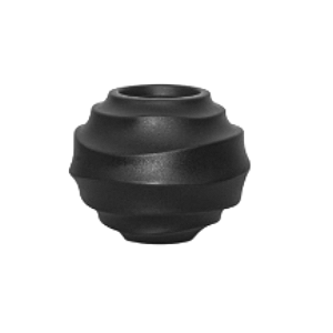 NUTRIPLAN VASO WAVE OVAL 19 COR PRETO 1UN