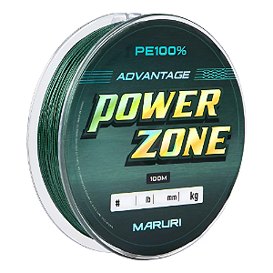 MARURI LINHA MULT POWER ZONE 8X VERDE 47LBS 0,30MM 100M 1UN