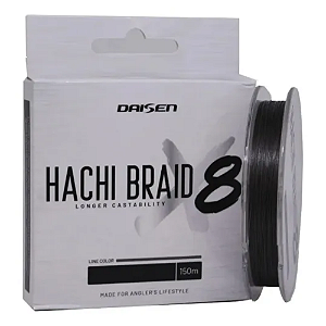DAISEN LINHA MULT HACHI 8X CINZA 0,23MM 150M 1UN