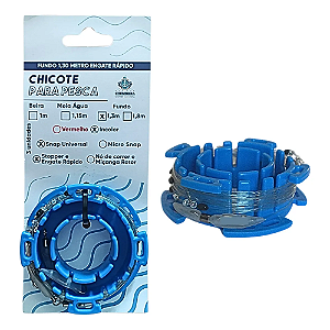 CHUMBADA CHICOTE PESCA NO FUNDO 1,30M 3UN INCOLOR