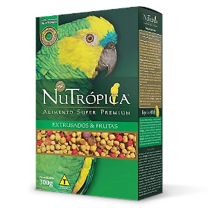 NUTROPICA PAPAGAIO COM FRUTAS 300 G