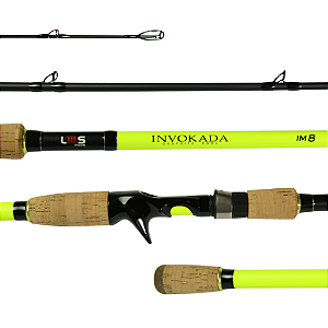 LMS VARA INVOKADA PRO CAST 8'0" 60-170g 20-50lb 2PCS GREEN LEMON