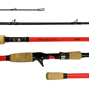 LMS VARA INVOKADA PRO CAST 8'0 "60-170g 20-50lb 2PCS RED
