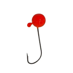 CHUMBADA ANZOL JIG HEAD 3/0 90º FACETADA 12G VERMELHO