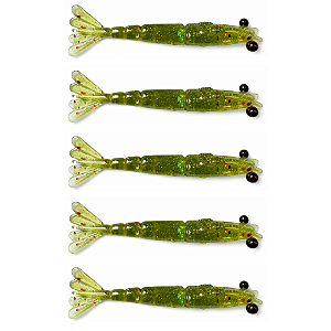 KIT 5 UN PIRATAS FISHING TURBO AZEITO 7,5CM