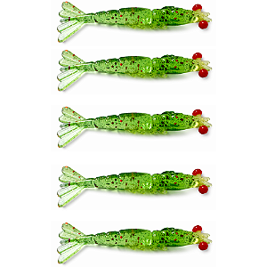 KIT 5 UN PIRATAS FISHING TURBO LIMÃO RED 8,5CM