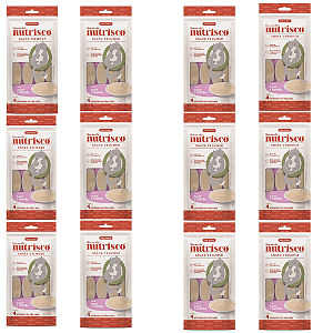 NUTRISCO SNACK CREMOSO ATUM E SALMAO GATOS 56G CX 12 UN