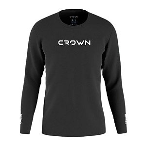 CROWN CAMISA POLIAMIDA CROWN M.LONGA PRETA TAM. GG