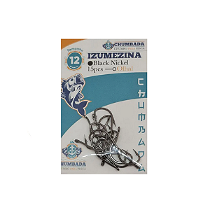 CHUMBADA ANZOL IZUMENINA OLHAL 15UN TAMANHO 12 PRETO