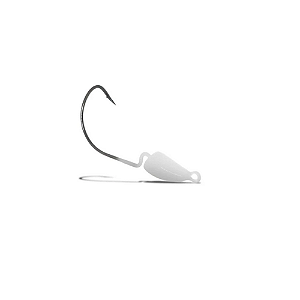 CHUMBADA ANZOL JIG HEAD 2/0  BANANINHA  12G BRANCO