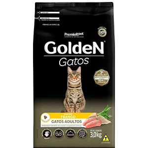GOLDEN GATOS ADULTOS FRANGO 3KG