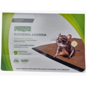 FORTH RATOEIRA ADESIVA CAIXA 25 UNIDADES