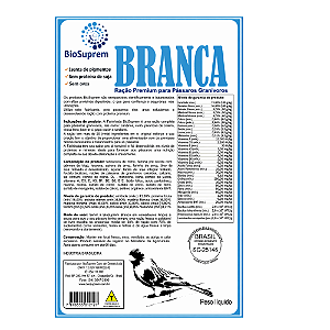 BIOSUPREM BRANCA 5 KG