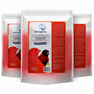 KIT BIOSUPREM EXTRUSADA VERMELHA 900G 3UN
